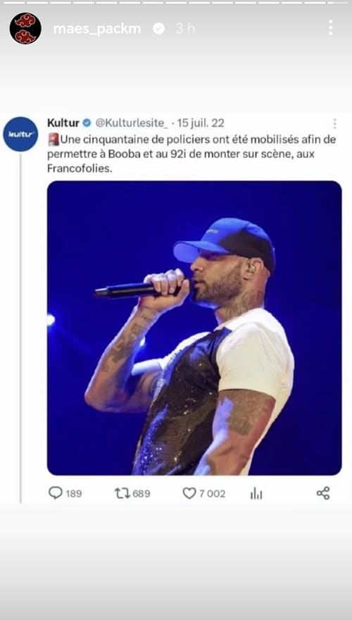 Maes s'entraine dans l'octogone et craint que Booba se désiste 5
