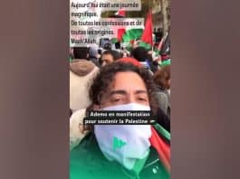 PNL : Ademo et NOS participent à la manifestation pour soutenir la Palestine