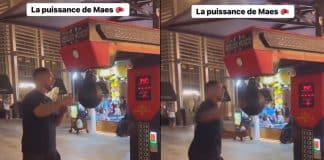 La puissance de frappe de Maes explose le score d’une machine à coup de poing