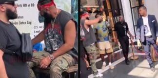 La Fouine, agacé par un fan, frappe son smartphone pour le repousser