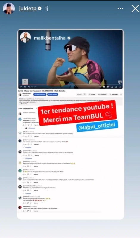 Jul soutient son imitation parfaite par Malik Bentalha 2