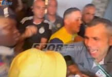Scène surréaliste : des supporters tentent d’entrer dans l’hôtel de la délégation algérienne