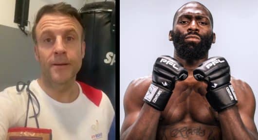 Cédric Doumbé se moque Macron qui se met à la boxe