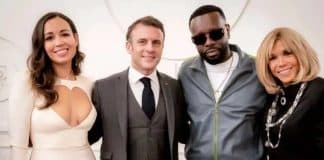 Gims s’affiche très complice avec Emmanuel Macron et fait débat