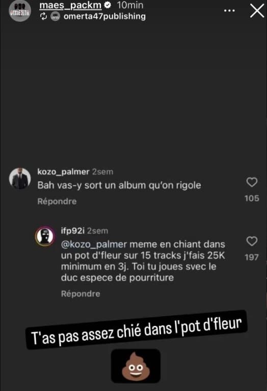 Maes ridiculise les chiffres de ventes de l'album de Booba 2