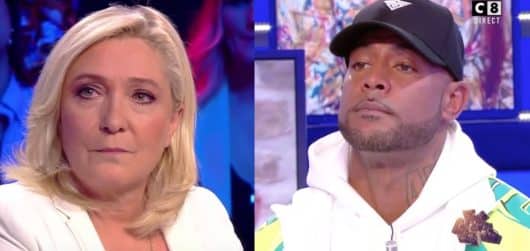 Booba choque en soutenant les propos de Marine Le Pen