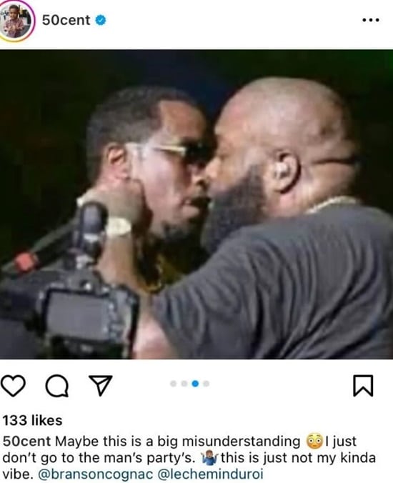 50 Cent ridiculise Diddy avec des photos embarrassantes 2