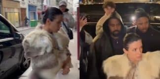 Kanye West s’affiche à Paris avec Bianca Censori nue dans un legging transparent
