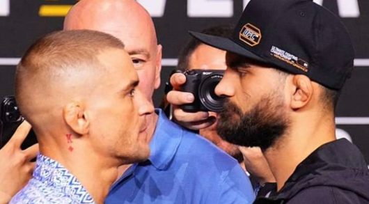 Le 1er face à face intense entre Benoît Saint-Denis et Dustin Poirier