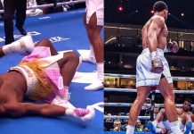 Anthony Joshua met KO Francis Ngannou dès le 2ème round