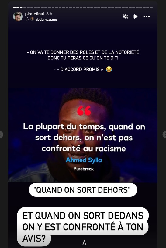 Booba dézingue Ahmed Sylla pour avoir atténué le racisme