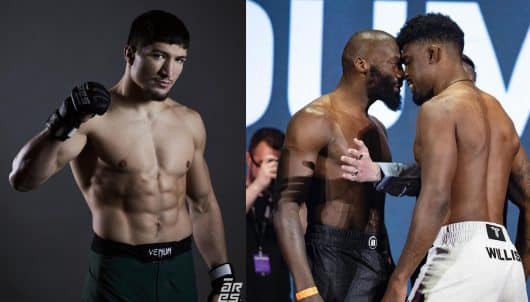 Baki annonce le vainqueur du combat Doumbé vs Willis