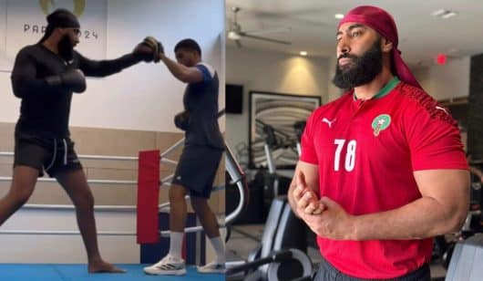 La Fouine affronte un champion de boxe