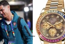 Cristiano Ronaldo : son incroyable Rolex, unique au monde