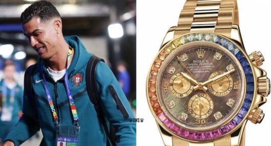 Cristiano Ronaldo : son incroyable Rolex, unique au monde