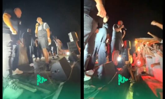 La réaction sans mâcher ses mots de SDM après un jet de verre en plein showcase