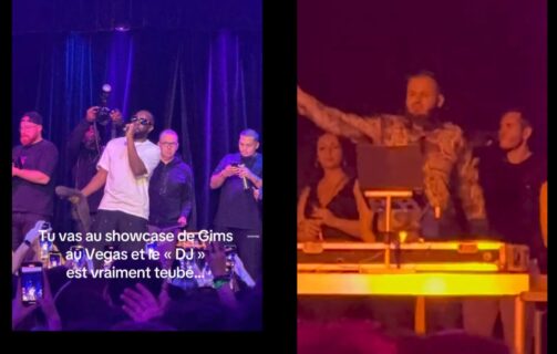 Gims moqué par un DJ qui diffuse Dolce Camara de Booba avant son showcase