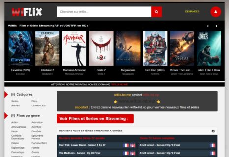 Wiflix, la dernière adresse active