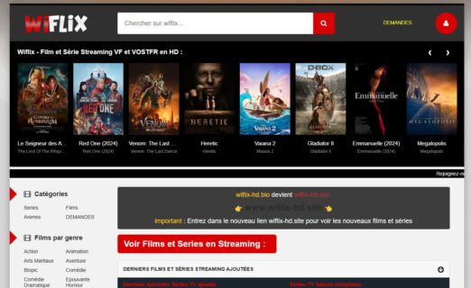 Wiflix encore de retour avec une nouvelle d'adresse