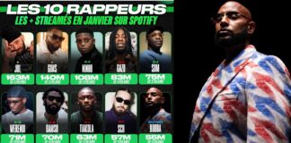 Booba réagit à son entrée dans le Top 10 des rappeurs les plus streamés