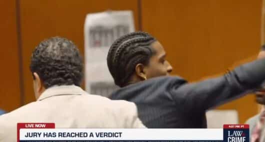La folle réaction d'A$AP Rocky : déclaré non coupable, il saute sur Rihanna