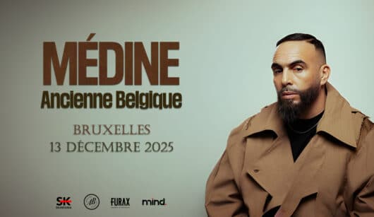 Médine en concert exclusif à Bruxelles à l'Ancienne Belgique