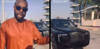 Gims présente sa nouvelle acquisition, une magnifique Rolls Royce Cullinan