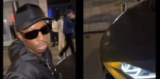 Werenoi présente sa magnifique Lamborghini à 400 000 euros
