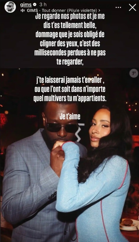 Gims déclare son amour à Demdem après l'annonce de leur divorce 2