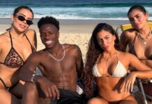 Vinicius vit sa meilleure vie en très bonne compagnie