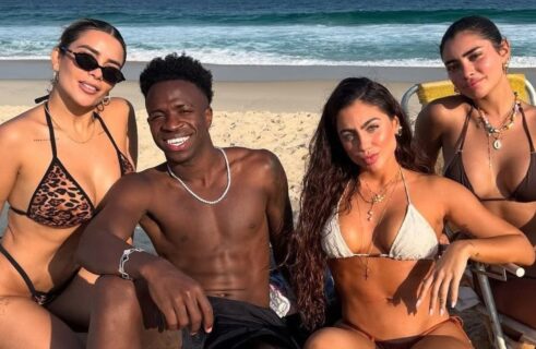 Vinicius vit sa meilleure vie en très bonne compagnie