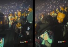 Drake reconnait Bigflo avant de monter sur la scène l’Accor Arena de Paris