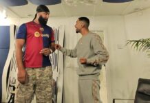 La Fouine s’ambiance avec le père de Lamine Yamal avant le Ballon D’Or