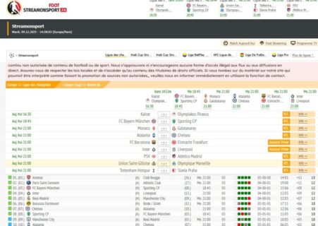 Streamonsport : la nouvelle adresse au 9 décembre 2025