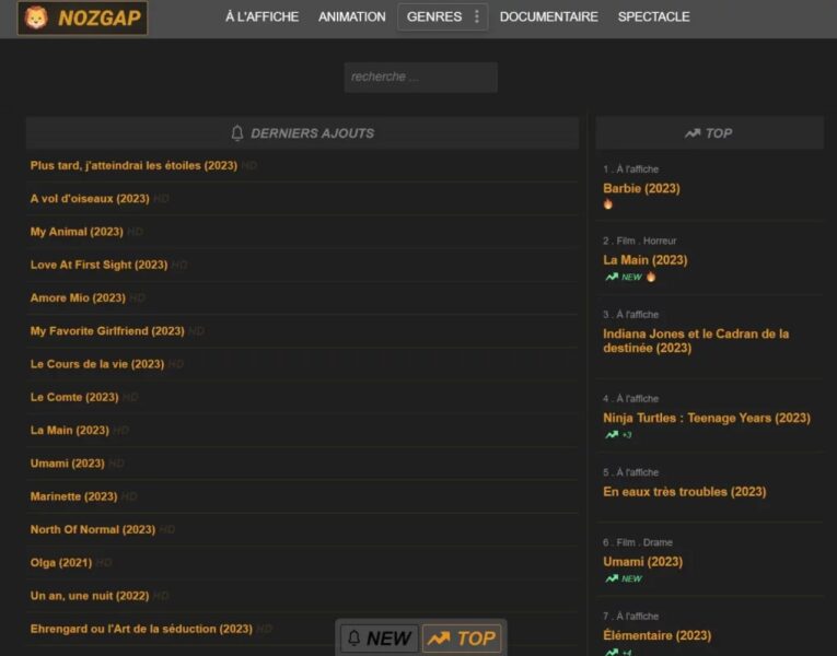 StreamGoTo, OmgFlix, Wow Films, Ikromi, Nozgap et Nightflix en mai 2026